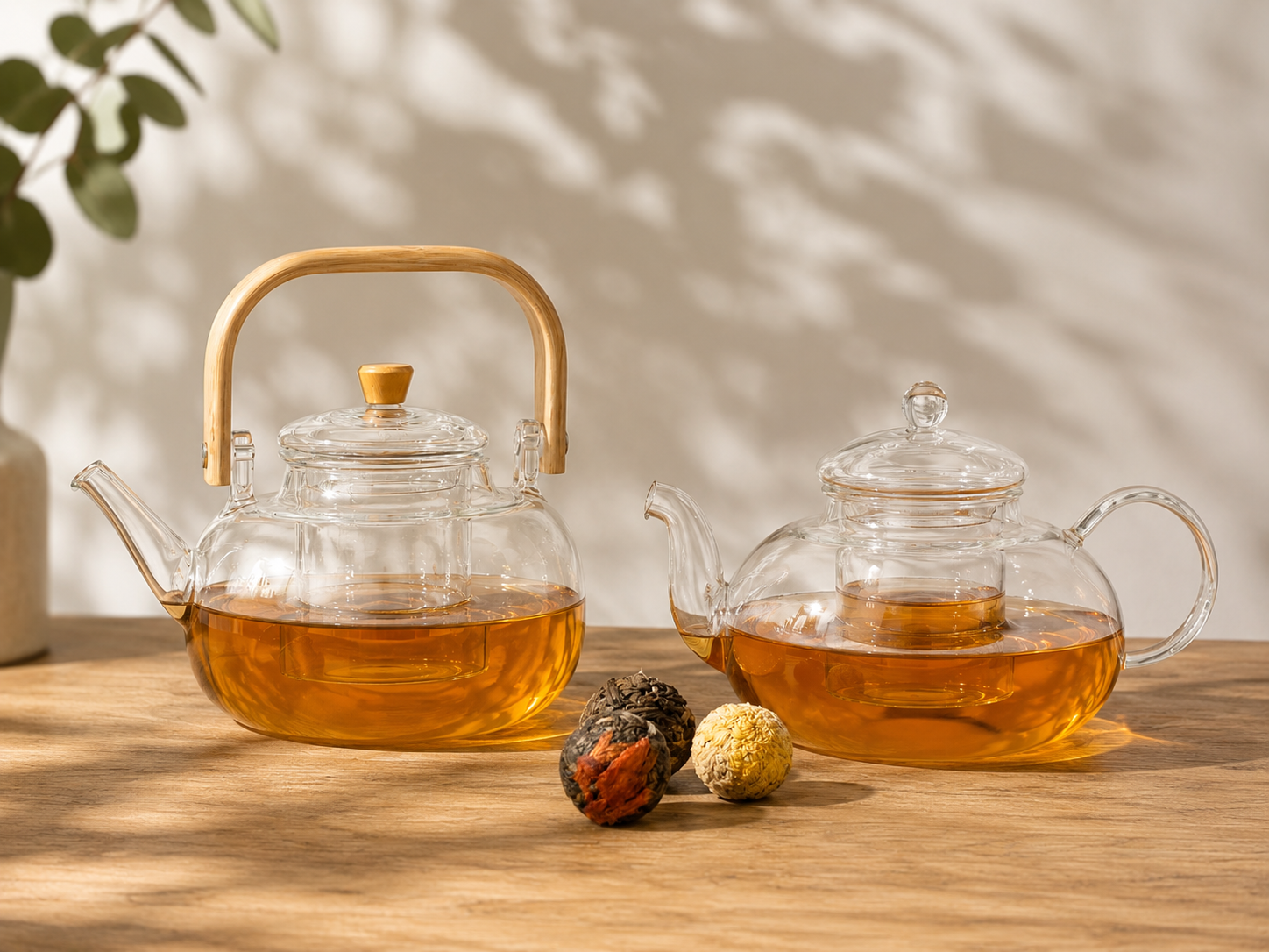 Coffret prestige théière avec 12 fleurs de thé